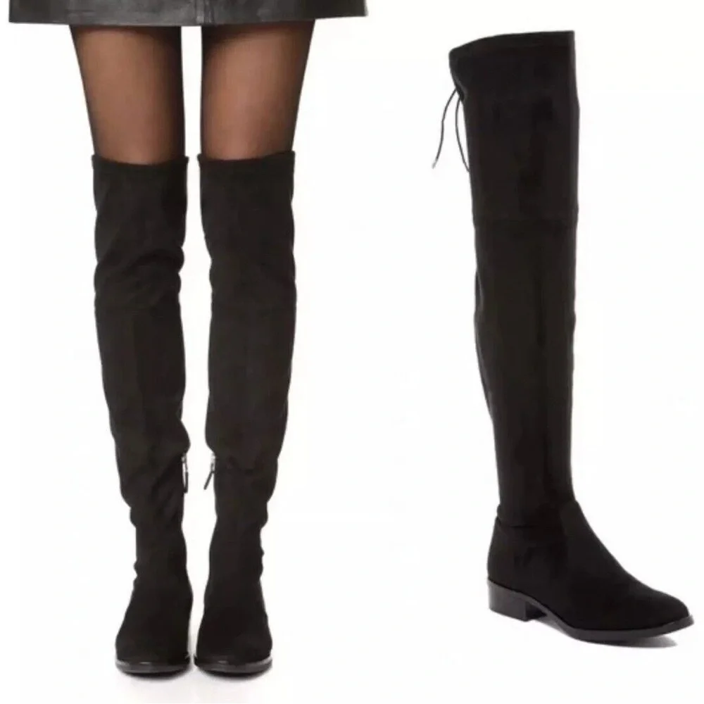 $250 NWOT SAM EDELMAN “Paloma” Over-the-Knee Boots in Black, Women’s 6.5